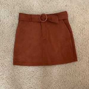 Velvet Forever 21 Skirt with Belt